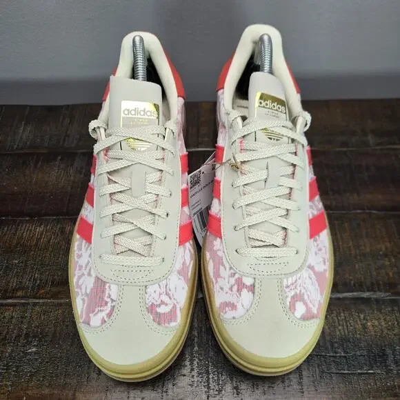 NEW Adidas Originals Gazelle Bold Liberty London Womens Size 9.5 Scarlet JR8885 - Picture 2 of 13